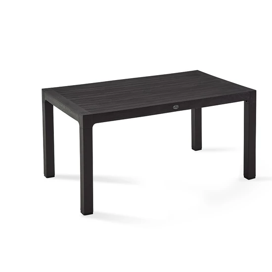 Fa hatású rattan asztal 90x150 cm Barna