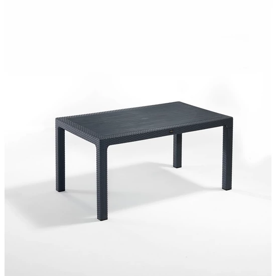 Classic rattan asztal 90x150 cm Antracit