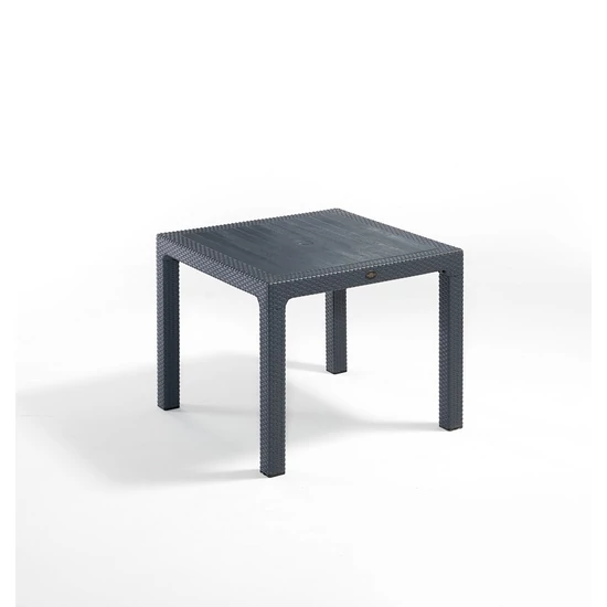 Classic rattan asztal 90x90 cm Antracit