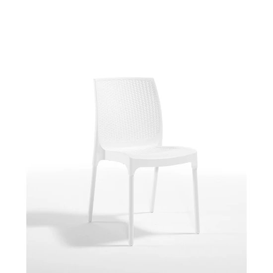 Sunny rattan hatású kerti szék Fehér