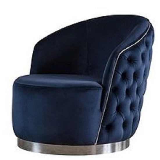 Chicago Silver chesterfield fotel Sötétkék