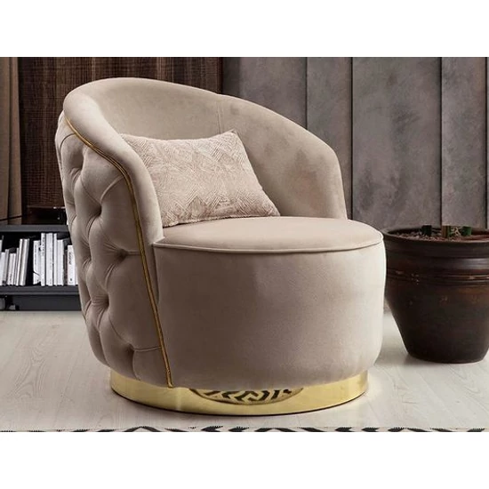 Chicago Gold chesterfield fotel Bézs