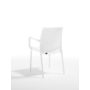Kép 4/5 - Sunset rattan hatású kerti szék Fehér