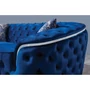Kép 2/10 - Garland Silver 3 személyes chesterfield kanapé Kék