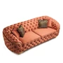 Kép 4/10 - Garland Gold 3 személyes chesterfield kanapé Rozsda