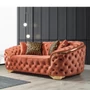 Kép 1/10 - Garland Gold 3 személyes chesterfield kanapé Rozsda