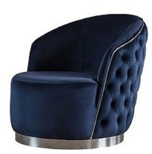 Chicago Silver chesterfield fotel Sötétkék