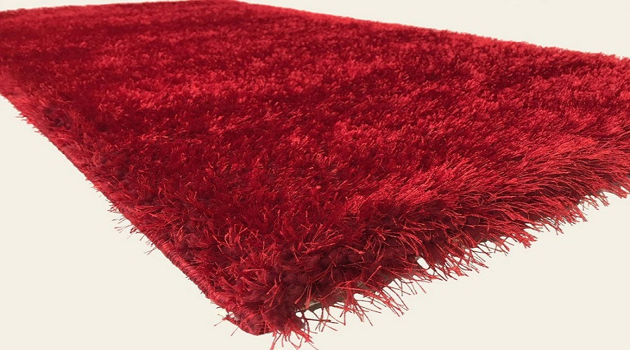 Bristly hosszúszálú szőnyeg 120x170 cm Piros
